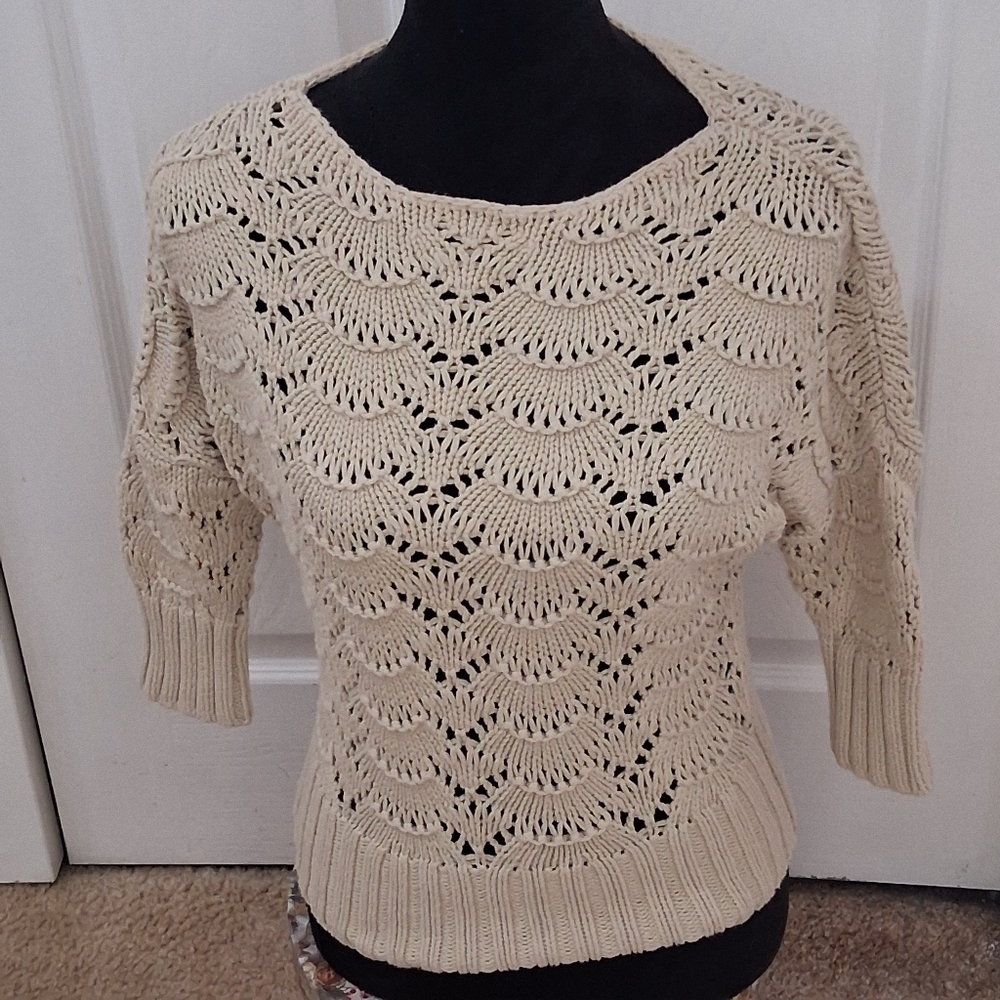 Ann Taylor Loft Patterned Knit Top